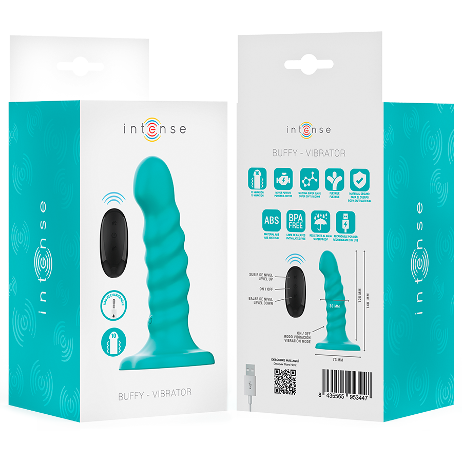 Vibrateur design spirale taille S télécommandé — INTENSE REMOTE CONTROL