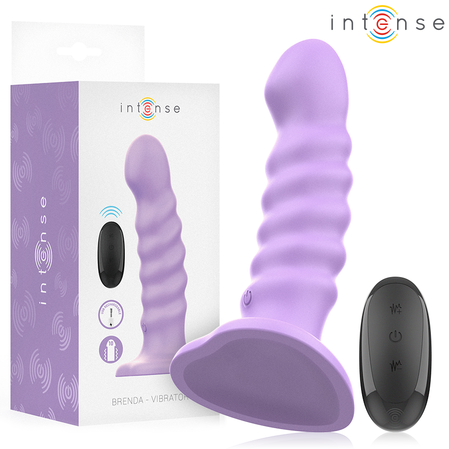 Vibrateur spiralé Brenda 10 vibrations — INTENSE REMOTE CONTROL