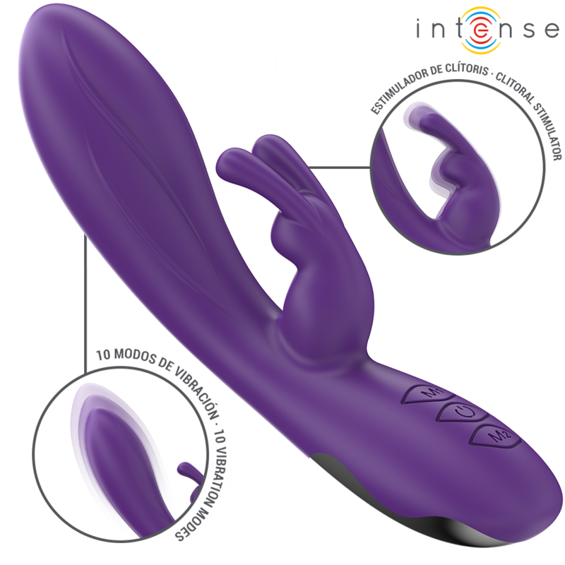 Rabbit vibrant violet 10 vibrations — INTENSE HIGH TECH