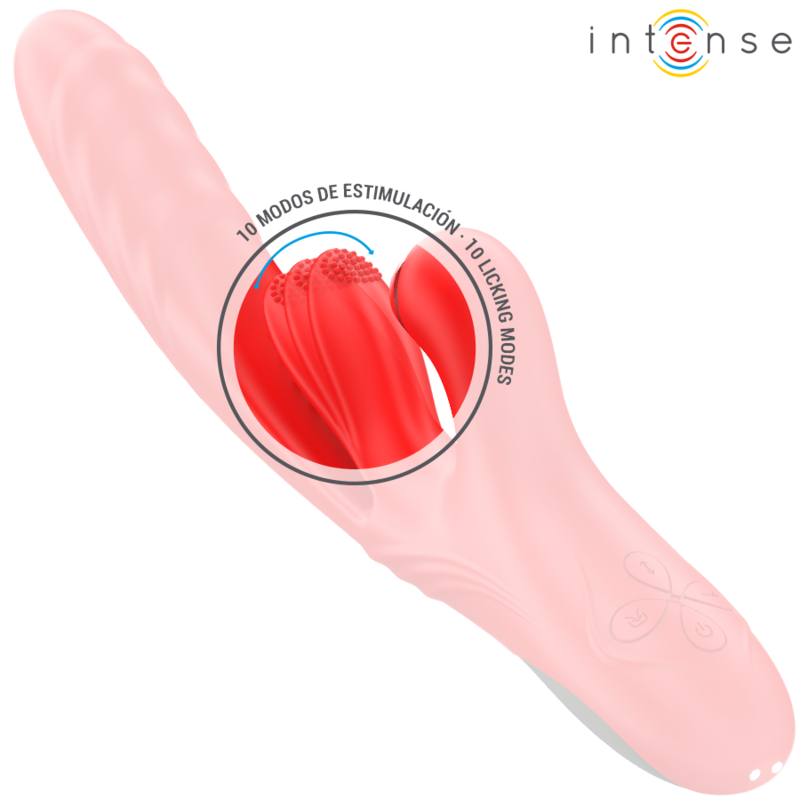 Vibrateur 3-en-1 rouge intense — INTENSE HIGH TECH