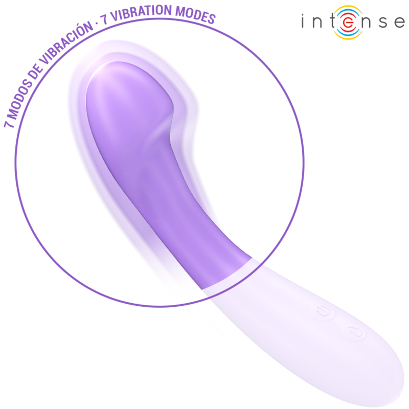 Vibromasseur chauffant Becky 19 cm 7 vibrations — INTENSE HIGH TECH