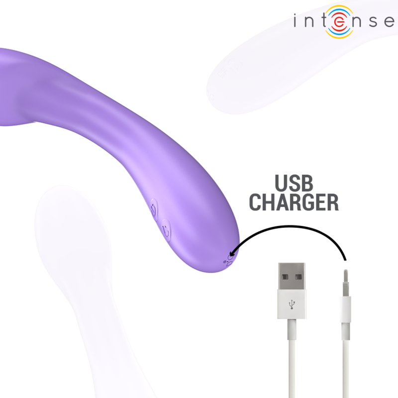 Vibromasseur chauffant Becky 19 cm 7 vibrations — INTENSE HIGH TECH
