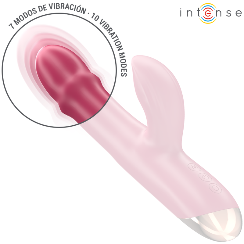 Vibrateur multifonction 3 en 1 rouge — INTENSE HIGH TECH