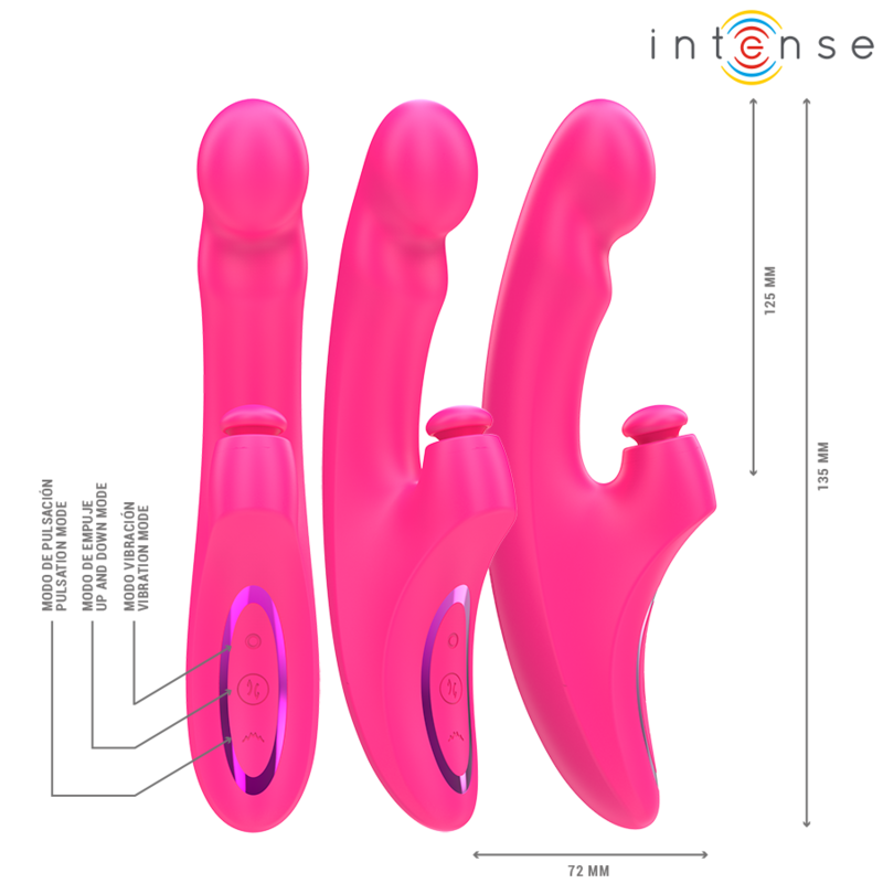 Vibrateur multifonction 3 en 1 — INTENSE HIGH TECH