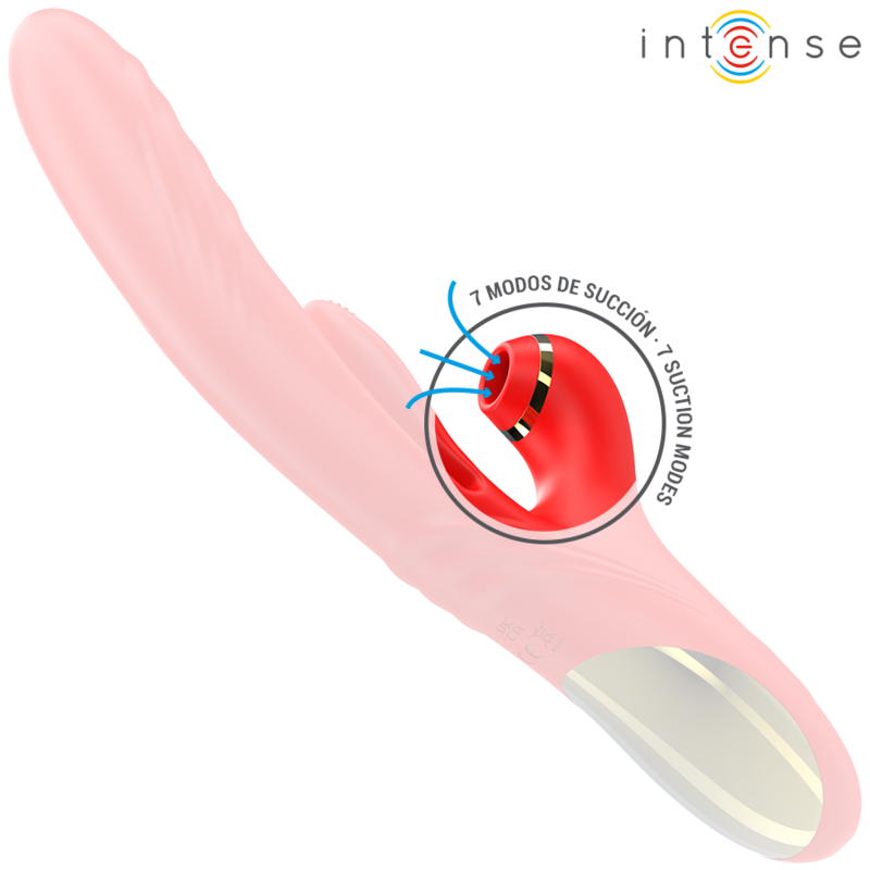 Multifunktions-Vibrator mit Stoß, Vibration & Saugeffekt — INTENSE HIGH TECH