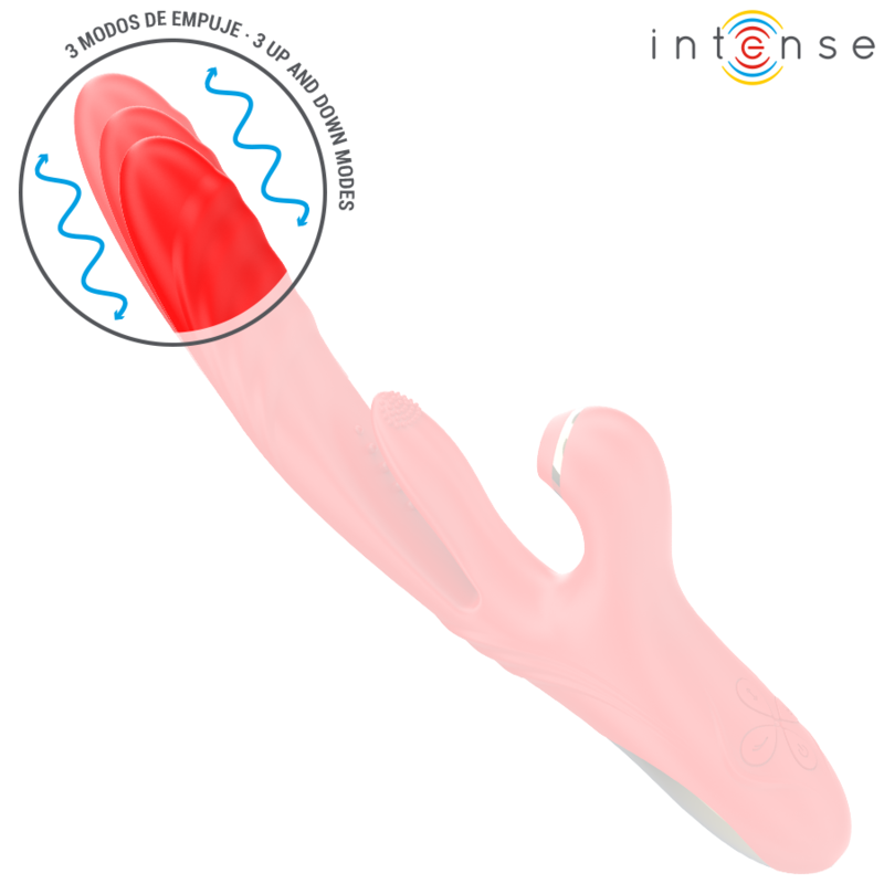Multifunktions-Vibrator mit Stoß, Vibration & Saugeffekt — INTENSE HIGH TECH