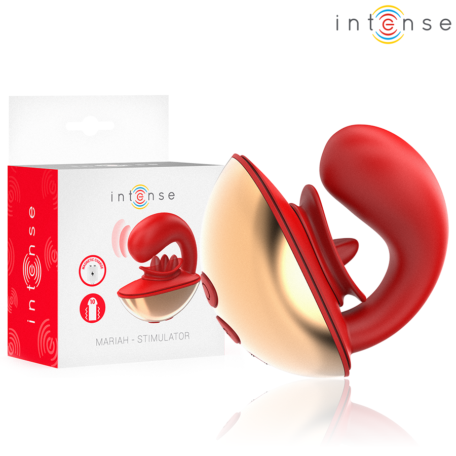 Stimulateur vibrant en forme de U Mariah — Intense High Tech