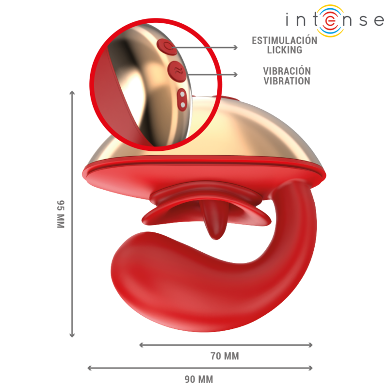 Stimulateur vibrant en forme de U Mariah — Intense High Tech