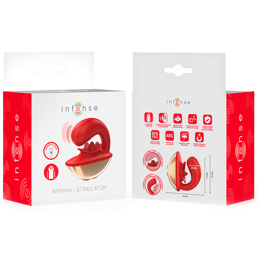 Stimulateur vibrant en forme de U Mariah — Intense High Tech