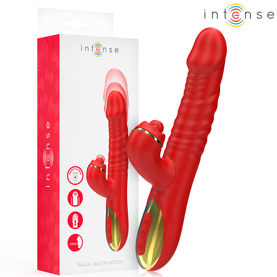 Thalia vibromasseur multifonction vibration, poussée et tapping — INTENSE HIGH TECH