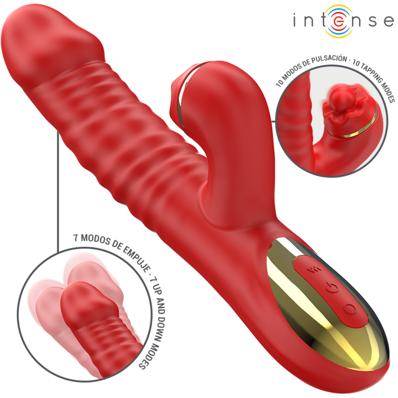 Thalia vibromasseur multifonction vibration, poussée et tapping — INTENSE HIGH TECH