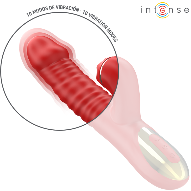 Thalia vibromasseur multifonction vibration, poussée et tapping — INTENSE HIGH TECH
