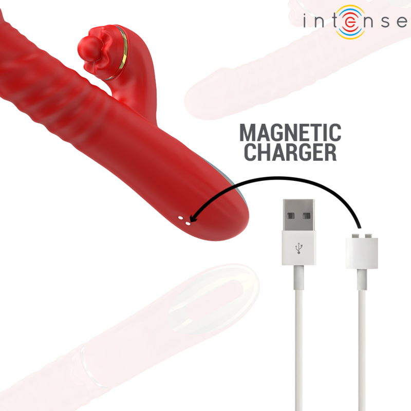 Thalia vibromasseur multifonction vibration, poussée et tapping — INTENSE HIGH TECH