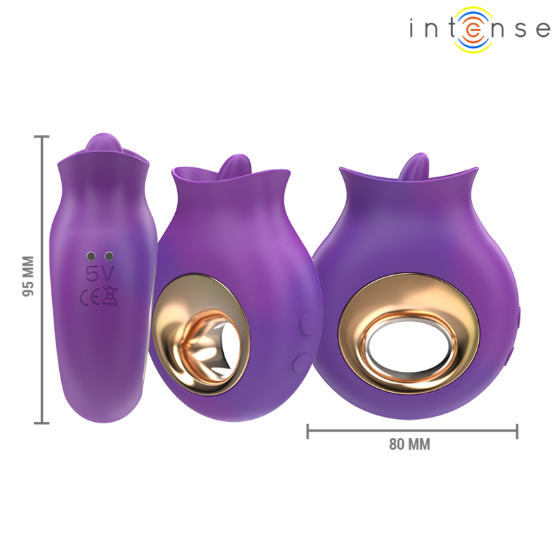 Stimulateur clitoridien Tuli à 9 vibrations et 9 oscillations — INTENSE FUN TOYS
