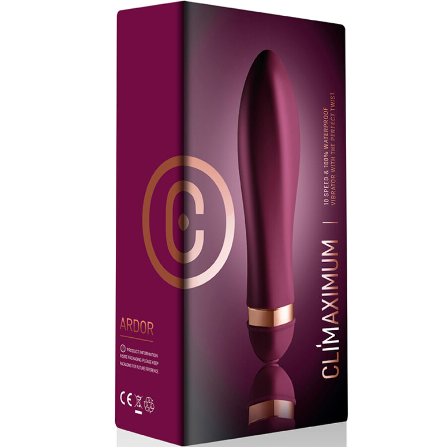 Vibrateur aux courbes torsadées — CLIMAXIMUM