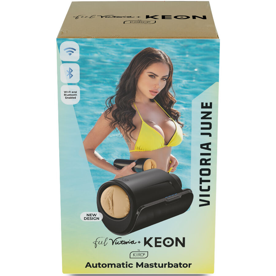 Masturbateur automatique interactif Keon WiFi avec FeelVictoria June — KIIROO