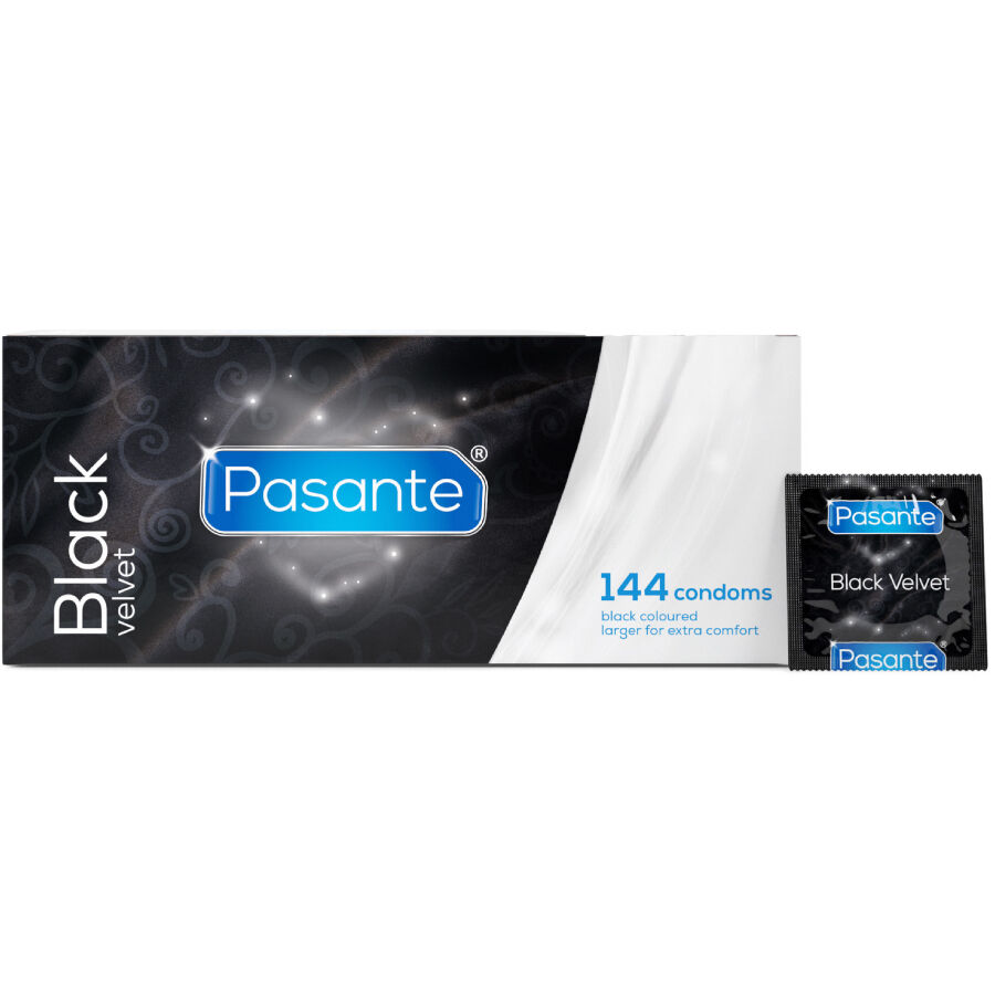 Préservatifs velours noir boîte 144 — PASANTE
