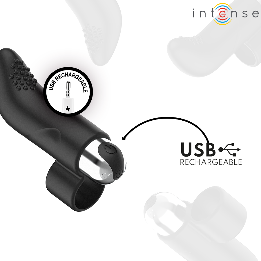 Stimulateur digital rechargeable Damiano — INTENSE FUN TOYS