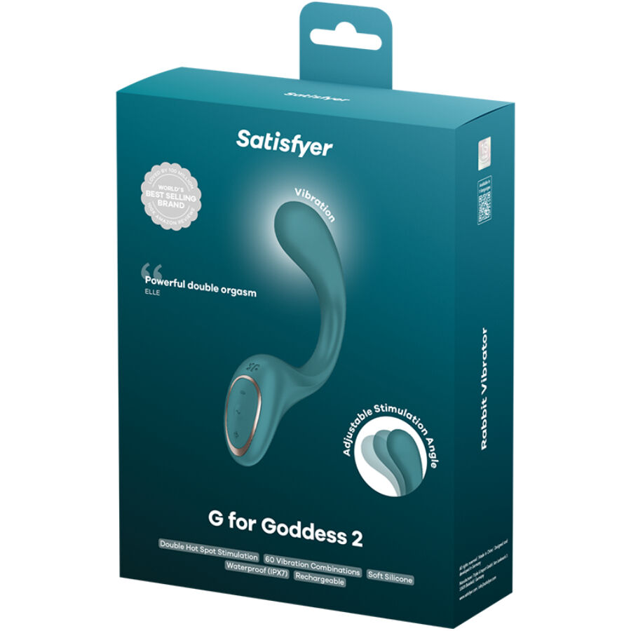 Vibrateur lapin double stimulation Goddess 2 — SATISFYER VIBRATOR