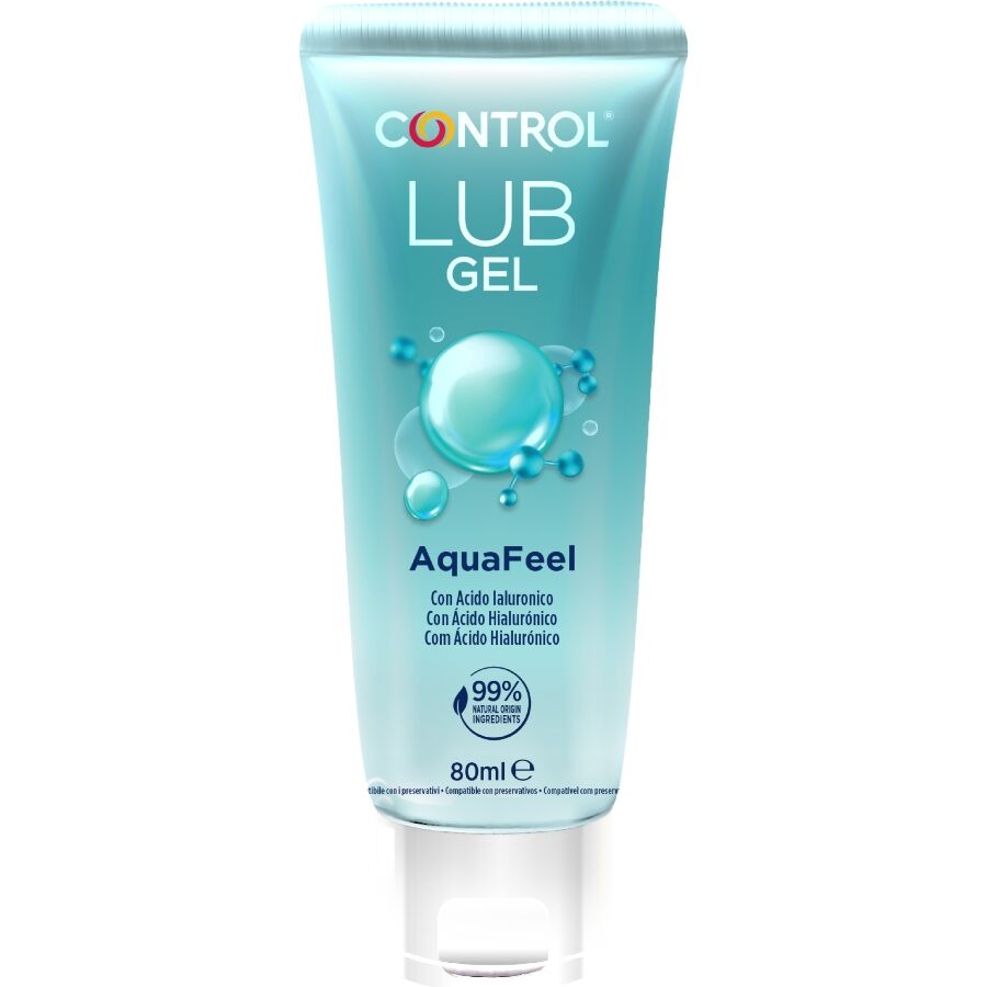 Lubrifiant aqua à l'acide hyaluronique 80 ml — CONTROL LUBES