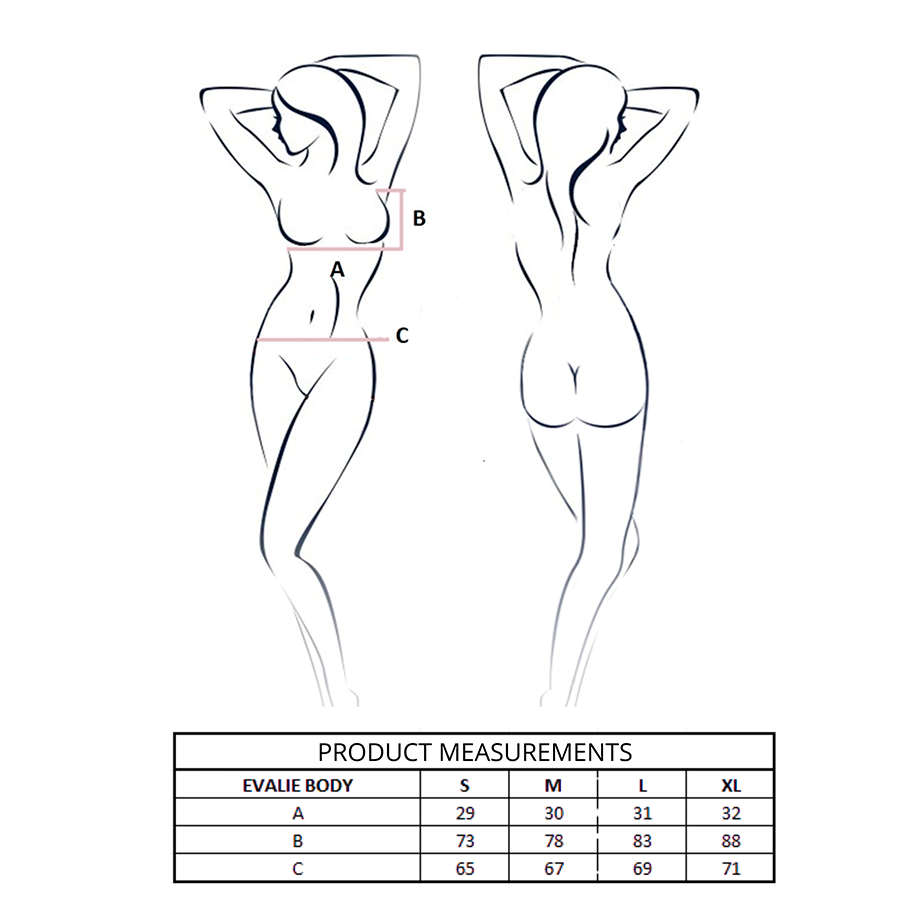 Body dentelle rouge EvaLie — PASSION WOMAN TEDDIES