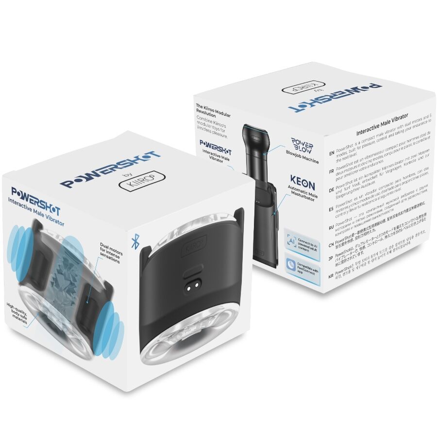 Vibrateur masculin de poche connecté PowerShot — KIIROO