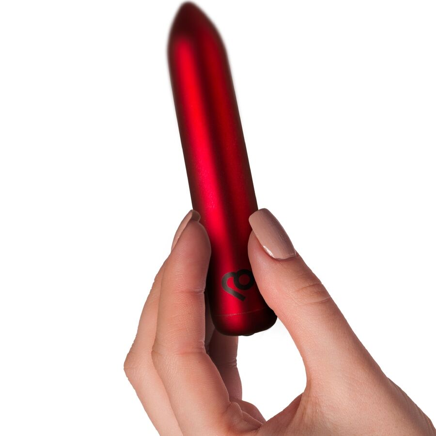 Stimulateur vibrant rechargeable rouge coquelicot — ROCKS-OFF