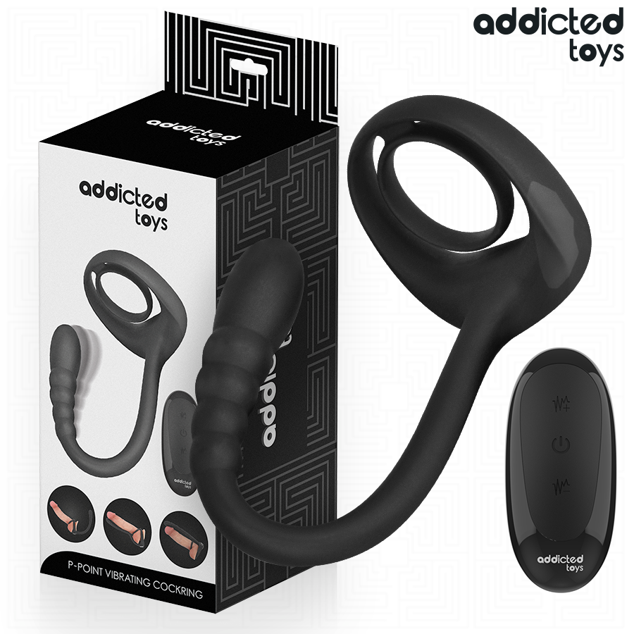 Anneau vibrant pour point P avec télécommande — ADDICTED TOYS