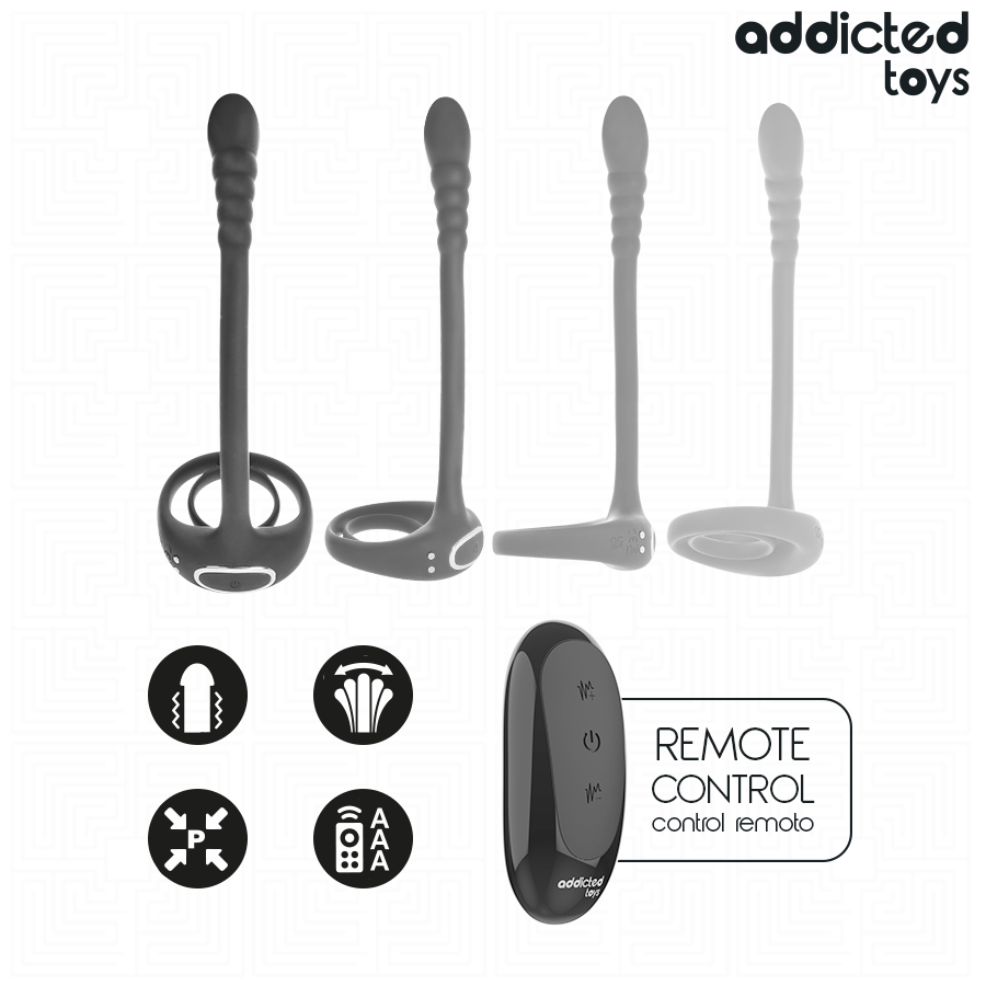 Anneau vibrant pour point P avec télécommande — ADDICTED TOYS
