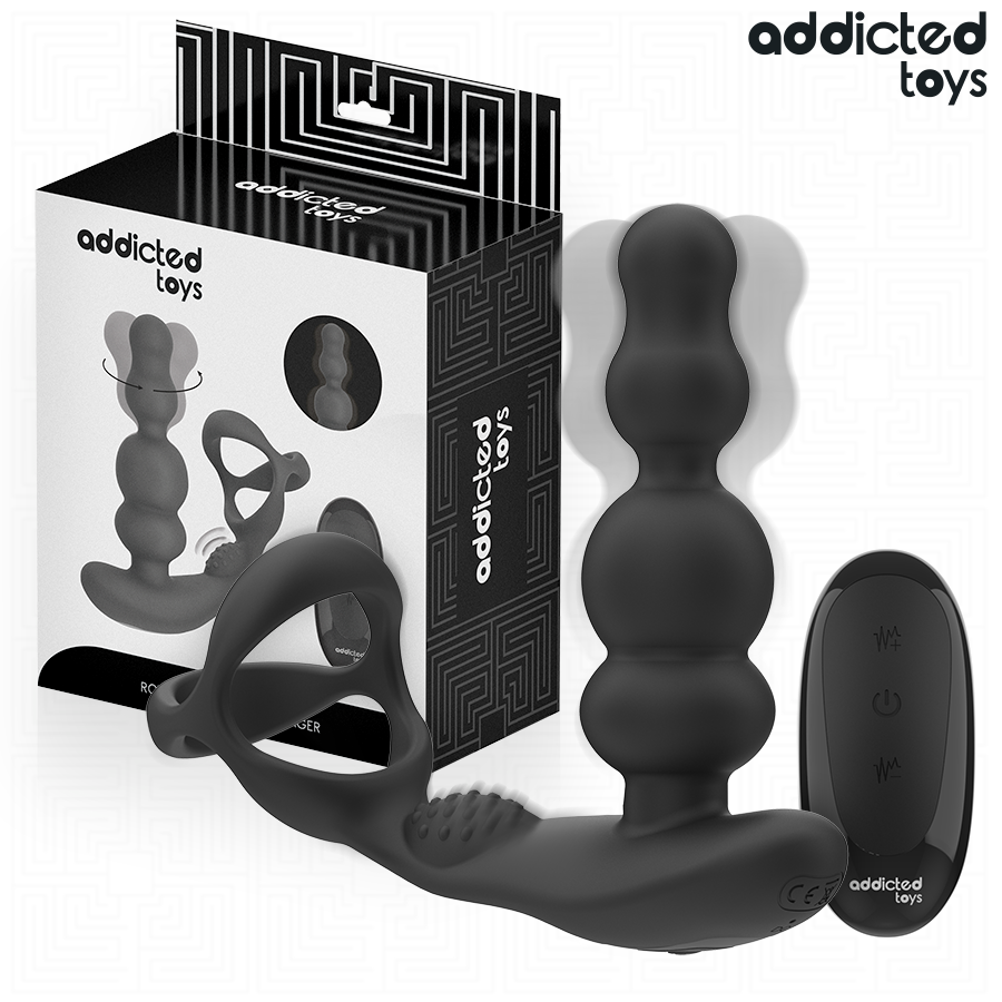 Masseur de prostate rotatif à télécommande — ADDICTED TOYS