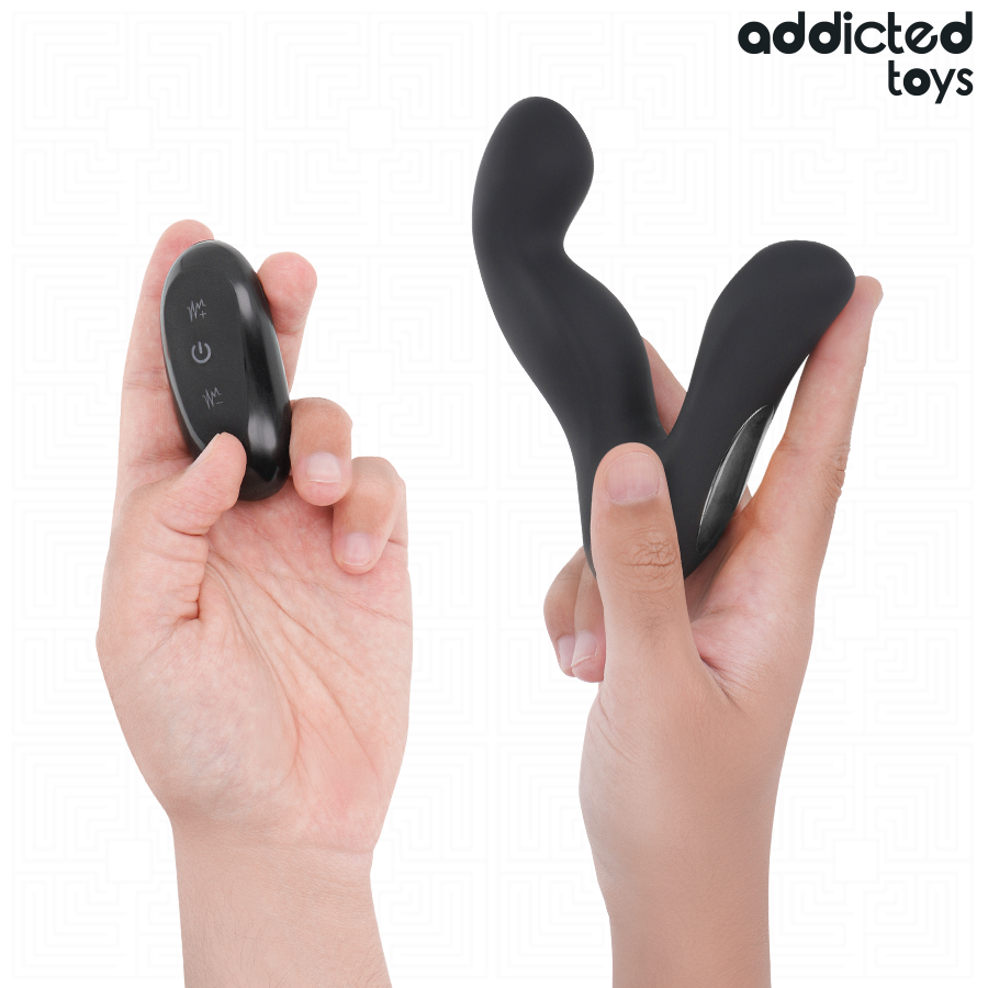 Masseur prostatique oscillant avec mode pulsation et télécommande — ADDICTED TOYS