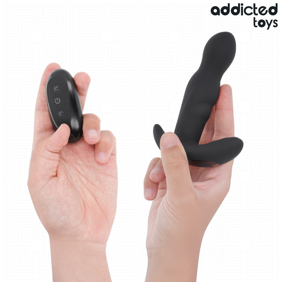 Plug anal vibrant et rotatif avec télécommande — ADDICTED TOYS