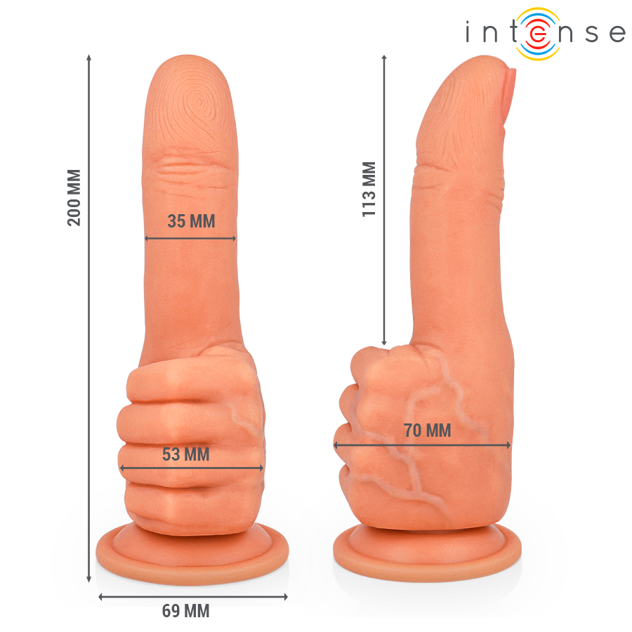Stimulateur point G flexible à ventouse — INTENSE FUN TOYS