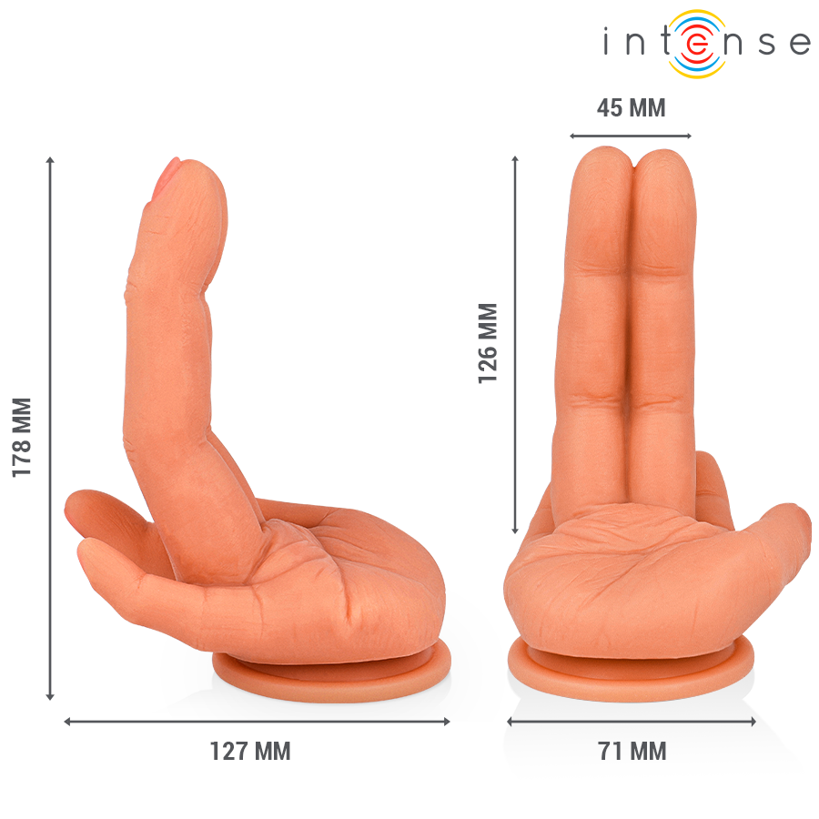Stimulateur point G flexible en forme de main — INTENSE FUN TOYS