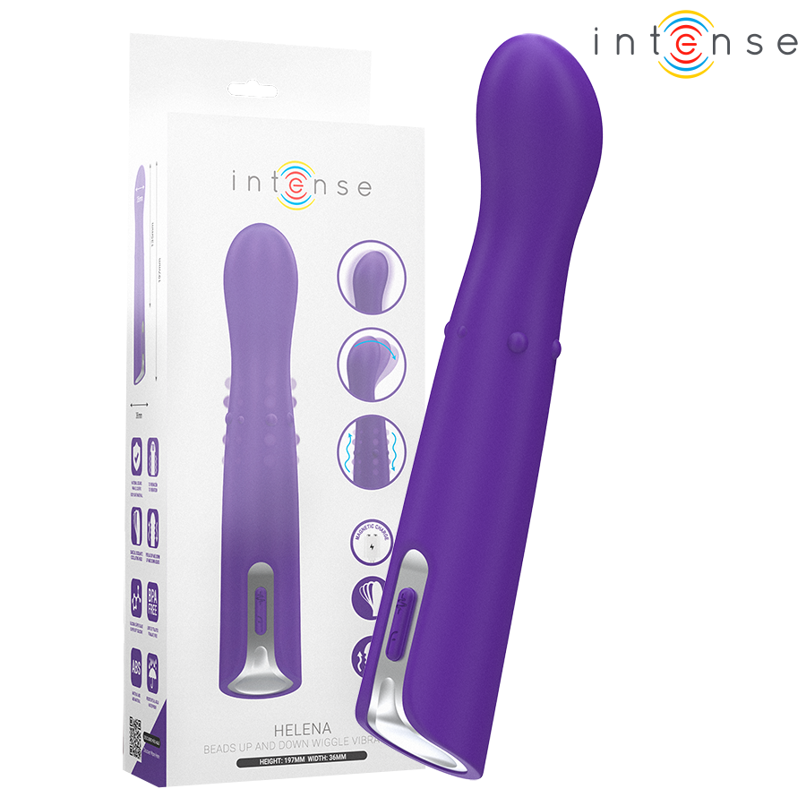 Vibromasseur point G avec mouvement vertical et billes internes — INTENSE HIGH TECH