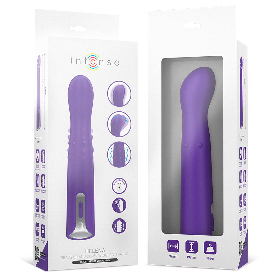 Vibromasseur point G avec mouvement vertical et billes internes — INTENSE HIGH TECH