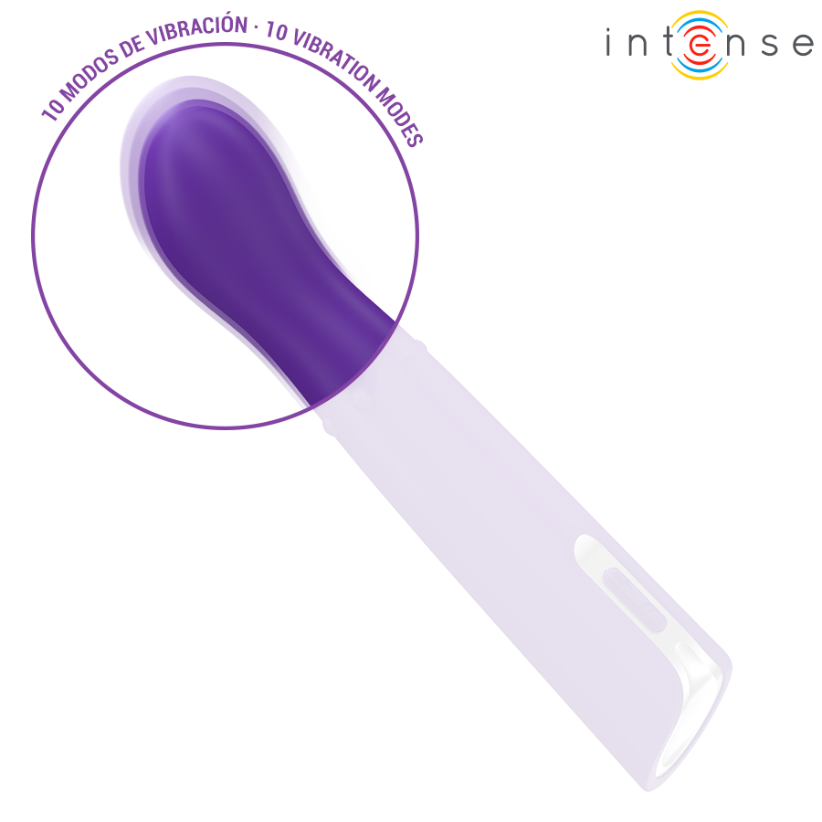 Vibromasseur point G avec mouvement vertical et billes internes — INTENSE HIGH TECH