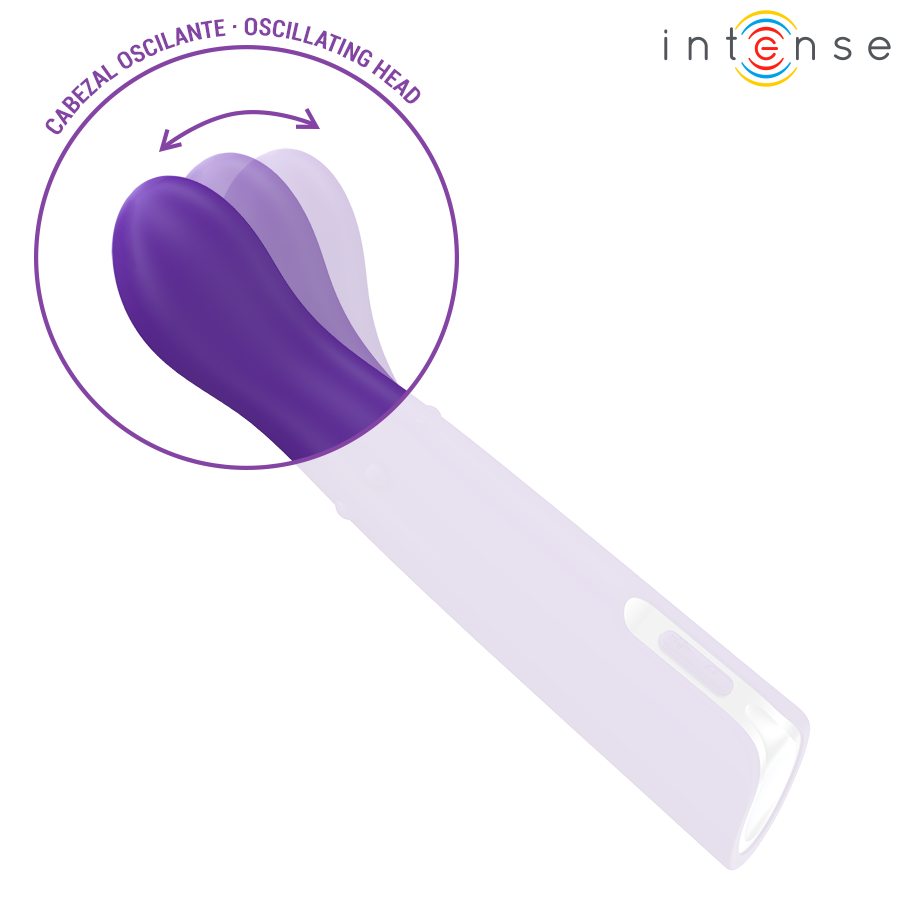 Vibromasseur point G avec mouvement vertical et billes internes — INTENSE HIGH TECH
