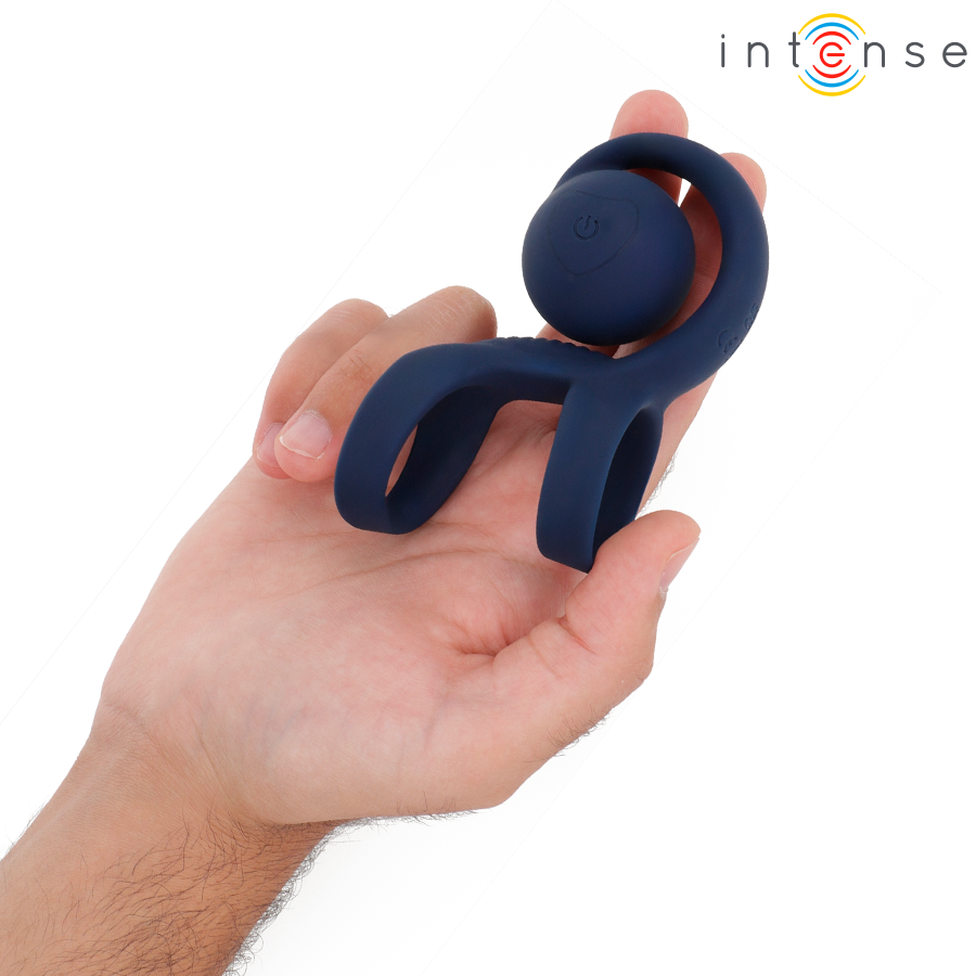 Anneau vibrant Tyson avec boule de stimulation — INTENSE FOR HIM