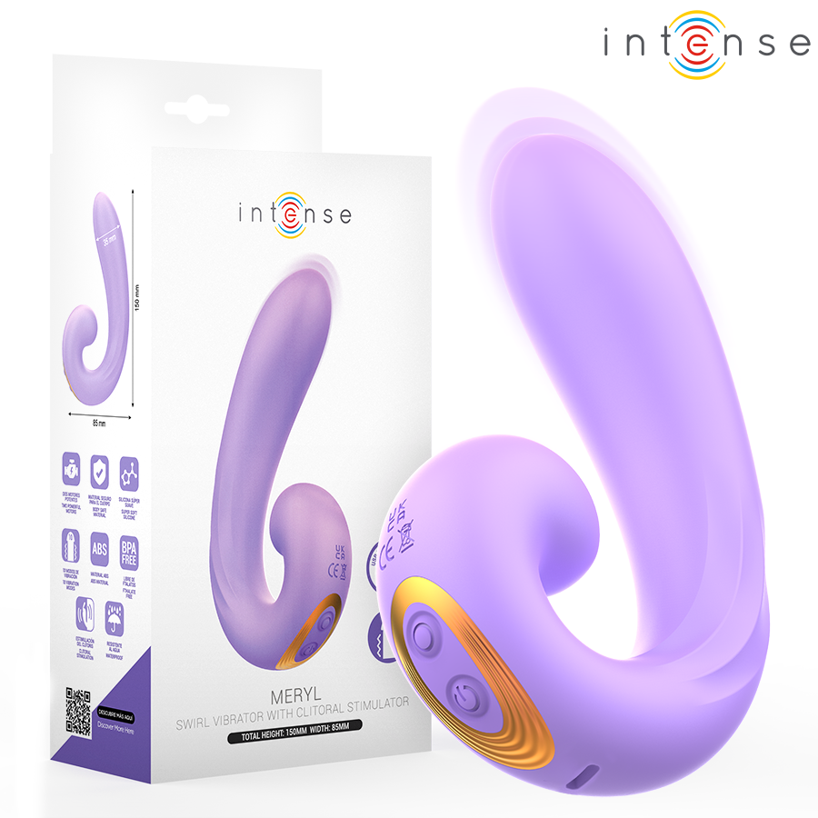 Stimulateur duo vibrant pour clitoris et point G — INTENSE HIGH TECH
