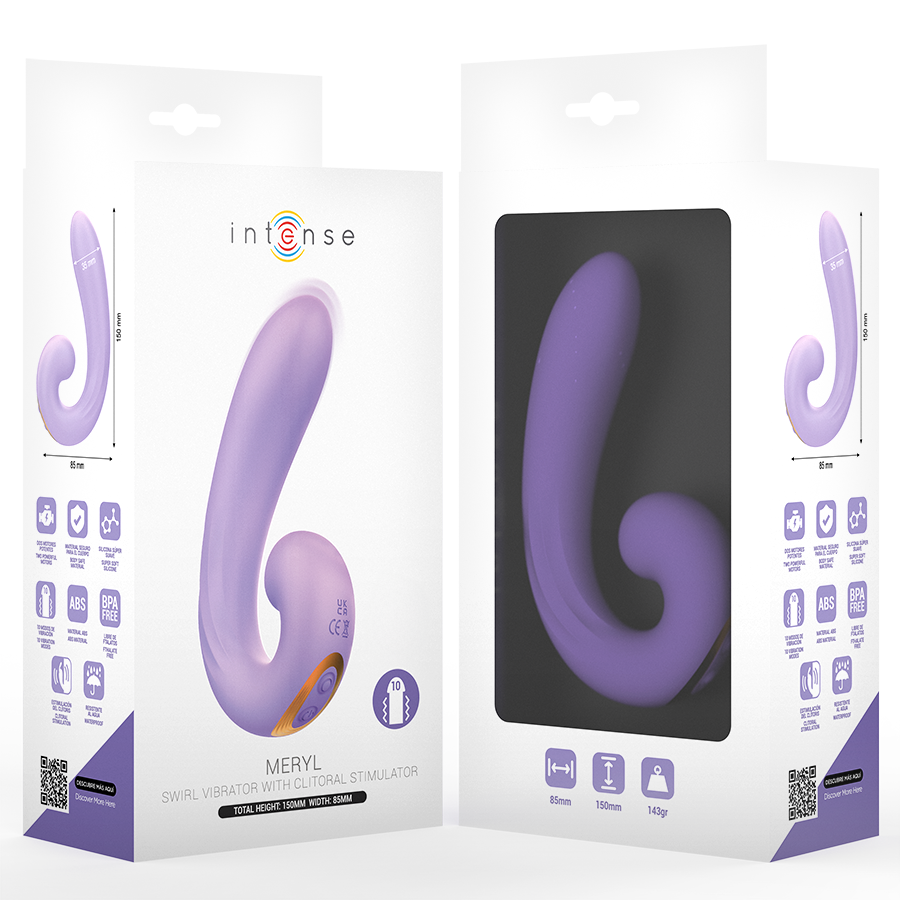 Stimulateur duo vibrant pour clitoris et point G — INTENSE HIGH TECH