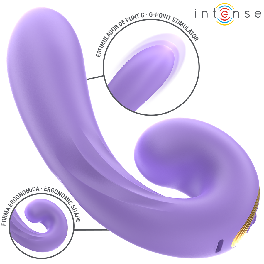 Stimulateur duo vibrant pour clitoris et point G — INTENSE HIGH TECH