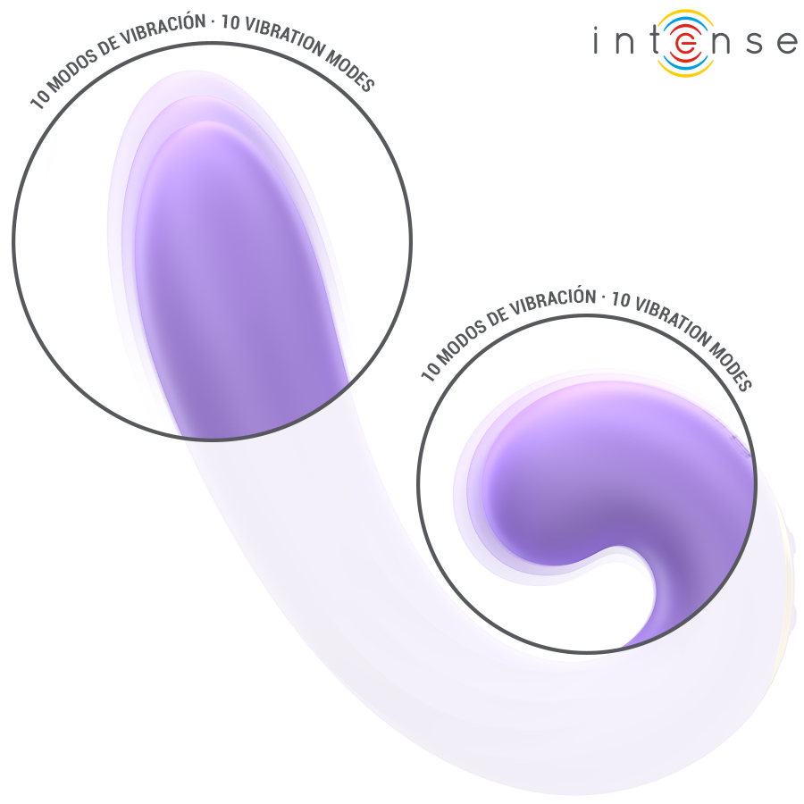 Stimulateur duo vibrant pour clitoris et point G — INTENSE HIGH TECH