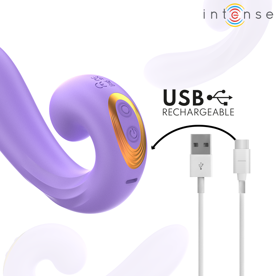 Stimulateur duo vibrant pour clitoris et point G — INTENSE HIGH TECH