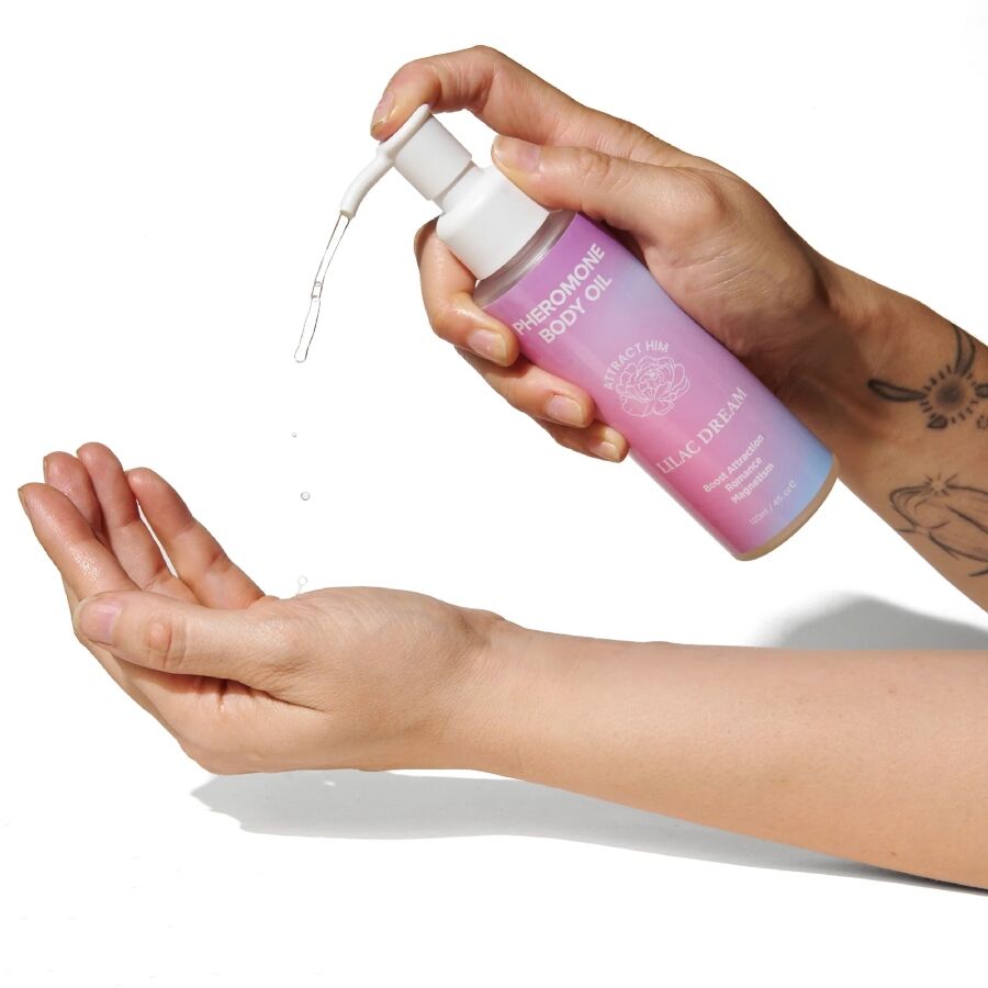 Huile corporelle aux phéromones Lilac Dream — EYE OF LOVE