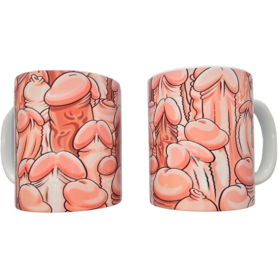 Tasse humoristique pénis coloré 370 ml — DIABLO PICANTE