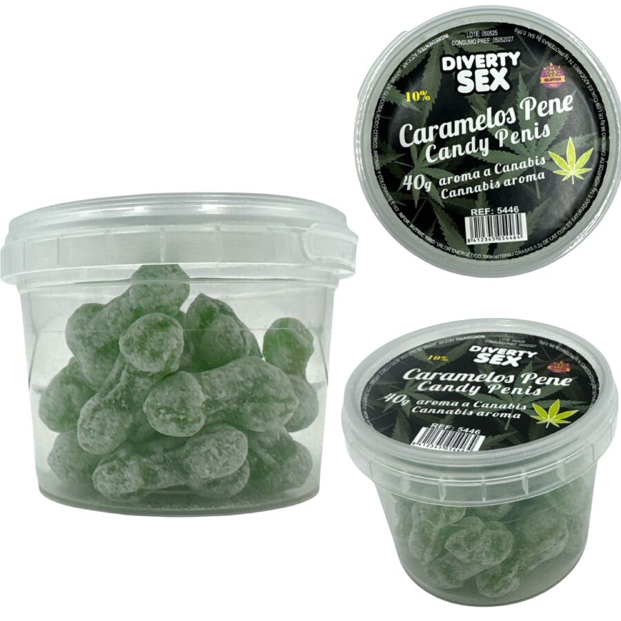 Bonbons coquins à l'arôme cannabis (lot de 20) — DIABLO GOLOSO