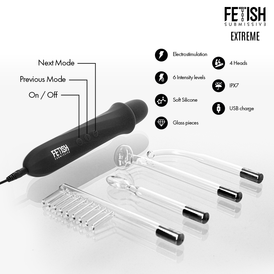 Wand électro-stimulation haute fréquence — FETISH SUBMISSIVE EXTREME