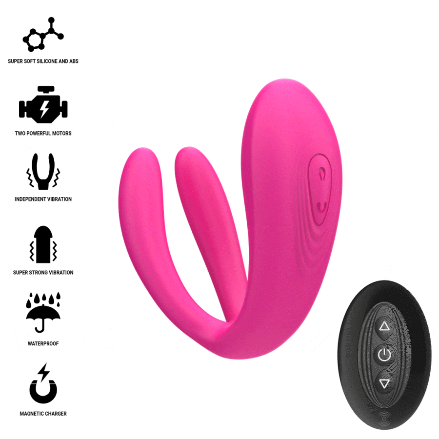 Stimulateur vibrant double télécommandé — INTENSE REMOTE CONTROL