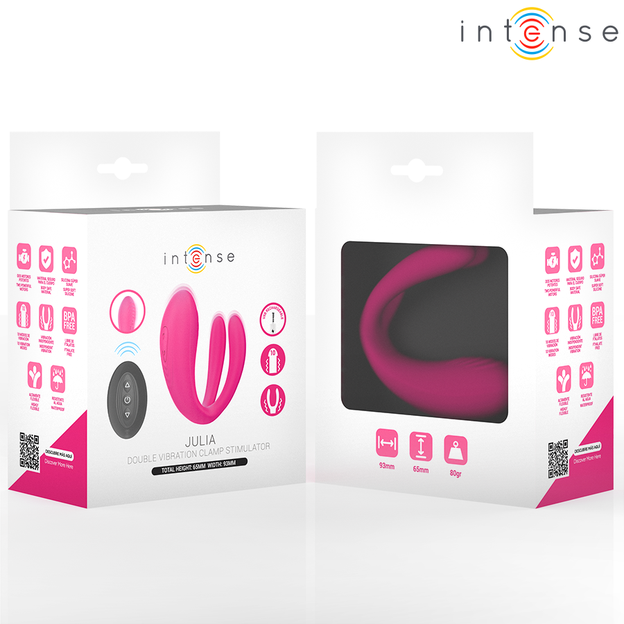 Stimulateur vibrant double télécommandé — INTENSE REMOTE CONTROL